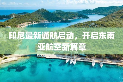 印尼最新通航启动，开启东南亚航空新篇章