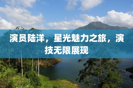 演员陆洋，星光魅力之旅，演技无限展现