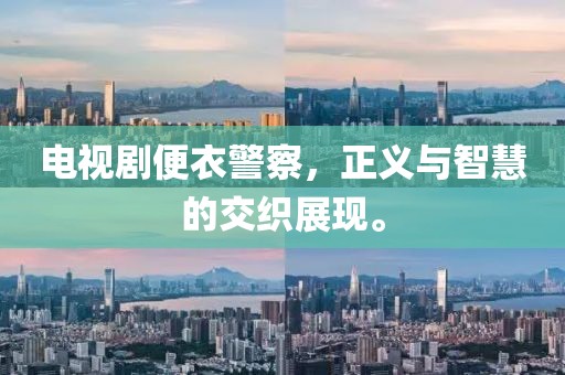 电视剧便衣警察，正义与智慧的交织展现。