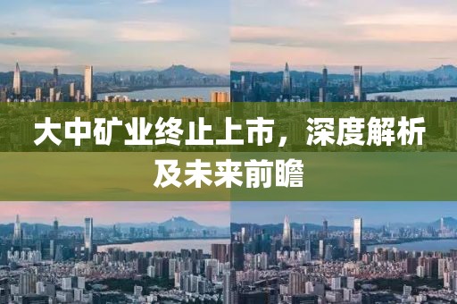 大中矿业终止上市，深度解析及未来前瞻