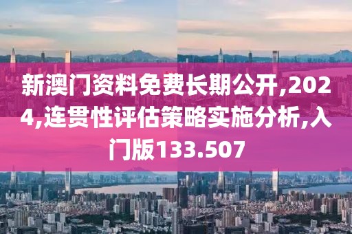 新澳门资料免费长期公开,2024,连贯性评估策略实施分析,入门版133.507