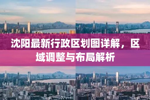 沈阳最新行政区划图详解，区域调整与布局解析
