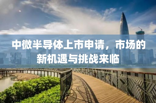 中微半导体上市申请，市场的新机遇与挑战来临