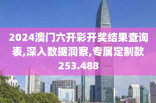 2024澳门六开彩开奖结果查询表,深入数据洞察,专属定制款253.488