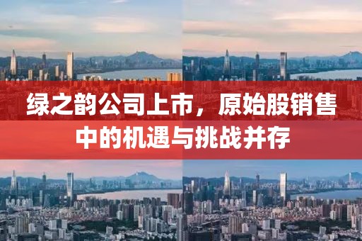 绿之韵公司上市，原始股销售中的机遇与挑战并存