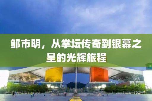 邹市明，从拳坛传奇到银幕之星的光辉旅程