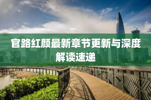 官路红颜最新章节更新与深度解读速递