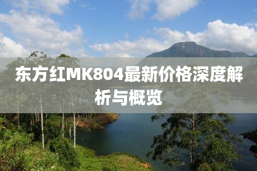 东方红MK804最新价格深度解析与概览