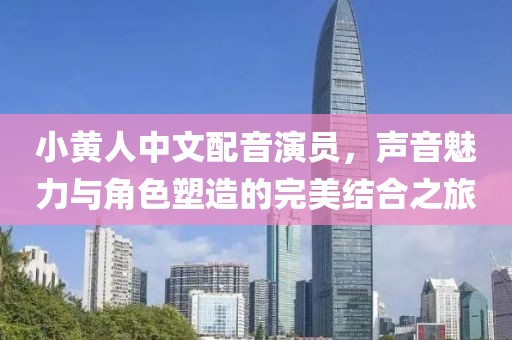 小黄人中文配音演员，声音魅力与角色塑造的完美结合之旅