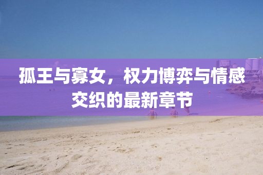 孤王与寡女，权力博弈与情感交织的最新章节