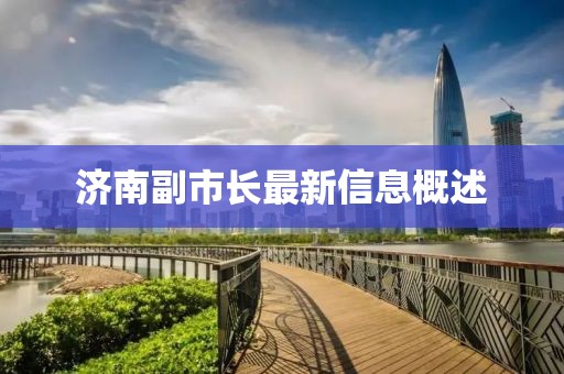 济南副市长最新信息概述