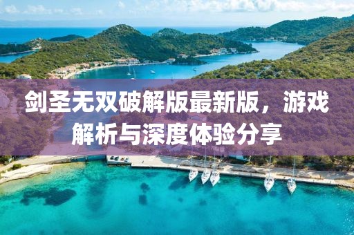 剑圣无双破解版最新版，游戏解析与深度体验分享