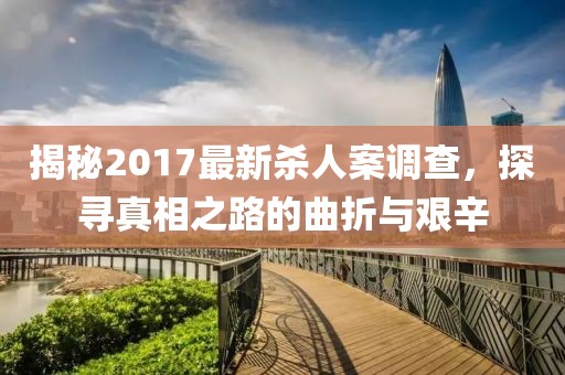 揭秘2017最新杀人案调查，探寻真相之路的曲折与艰辛
