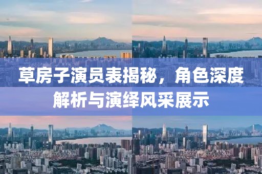 草房子演员表揭秘，角色深度解析与演绎风采展示