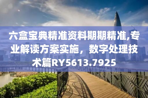 六盒宝典精准资料期期精准,专业解读方案实施，数字处理技术篇RY5613.7925