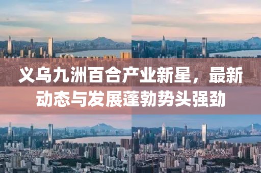 义乌九洲百合产业新星，最新动态与发展蓬勃势头强劲