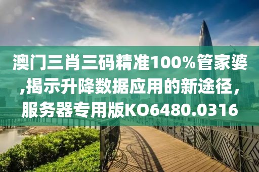 澳门三肖三码精准100%管家婆,揭示升降数据应用的新途径，服务器专用版KO6480.0316
