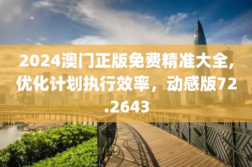 2024澳门正版免费精准大全,优化计划执行效率，动感版72.2643