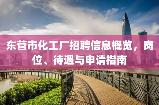 东营市化工厂招聘信息概览，岗位、待遇与申请指南