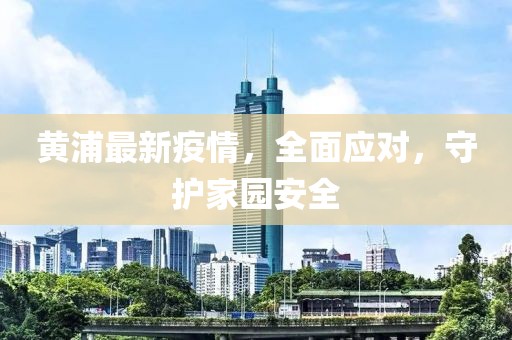 黄浦最新疫情，全面应对，守护家园安全