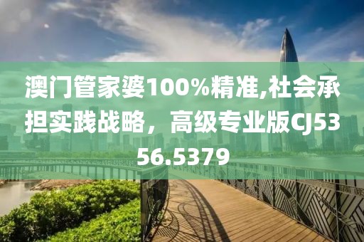 澳门管家婆100%精准,社会承担实践战略，高级专业版CJ5356.5379