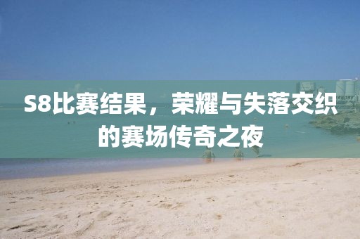 S8比赛结果，荣耀与失落交织的赛场传奇之夜
