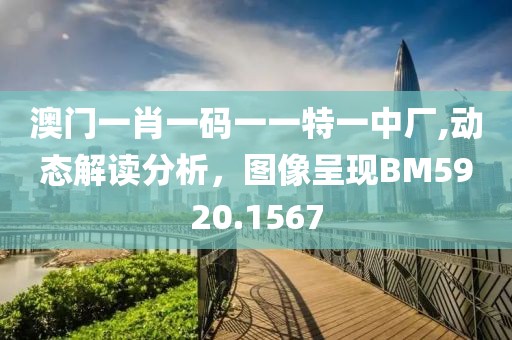 澳门一肖一码一一特一中厂,动态解读分析，图像呈现BM5920.1567
