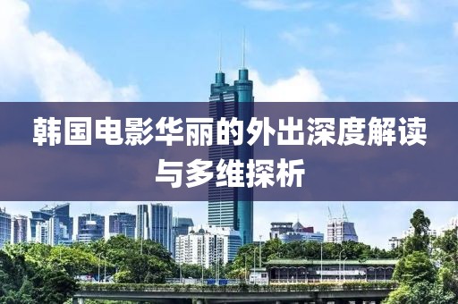 韩国电影华丽的外出深度解读与多维探析