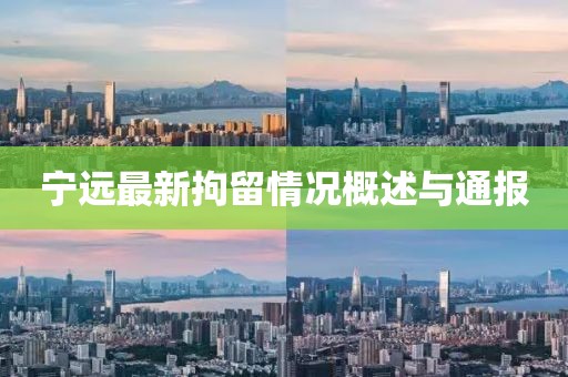 宁远最新拘留情况概述与通报
