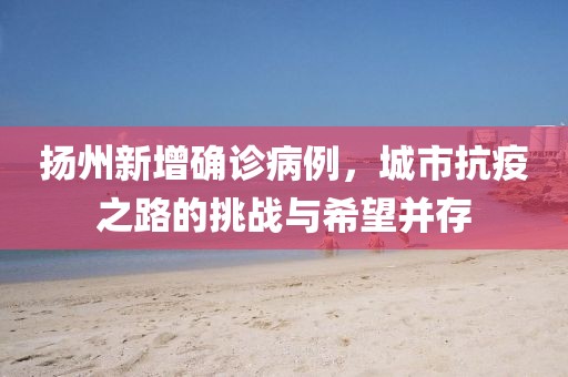 扬州新增确诊病例，城市抗疫之路的挑战与希望并存