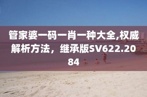 管家婆一码一肖一种大全,权威解析方法，继承版SV622.2084