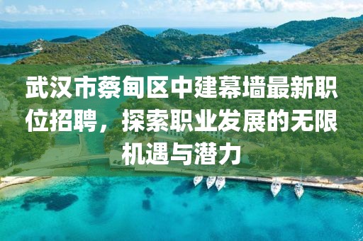 武汉市蔡甸区中建幕墙最新职位招聘，探索职业发展的无限机遇与潜力