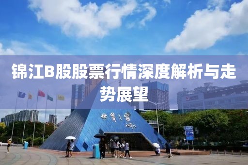 锦江B股股票行情深度解析与走势展望