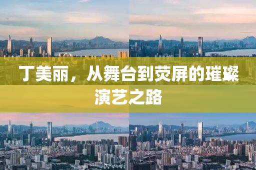 丁美丽，从舞台到荧屏的璀璨演艺之路