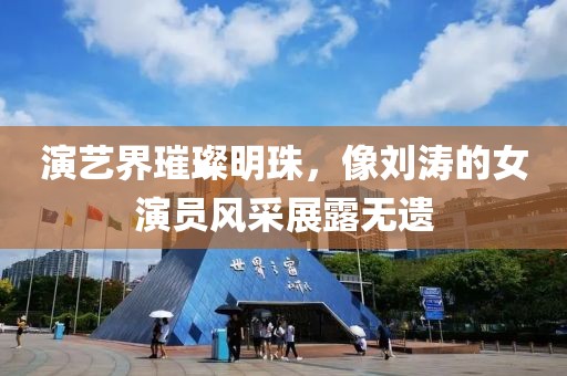 演艺界璀璨明珠，像刘涛的女演员风采展露无遗