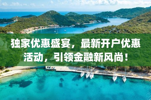 独家优惠盛宴，最新开户优惠活动，引领金融新风尚！