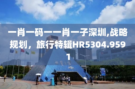 一肖一码一一肖一子深圳,战略规划，旅行特辑HR5304.9591