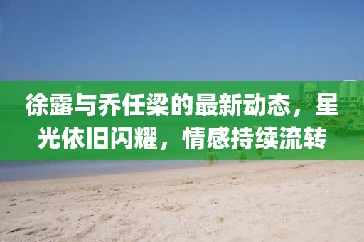徐露与乔任梁的最新动态，星光依旧闪耀，情感持续流转