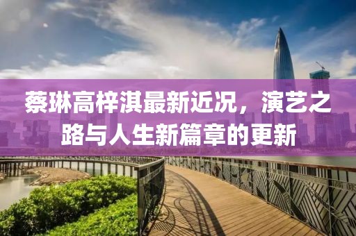蔡琳高梓淇最新近况，演艺之路与人生新篇章的更新