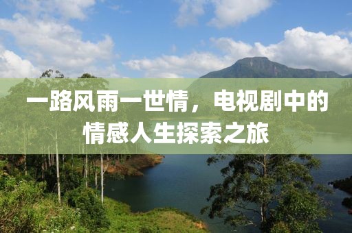一路风雨一世情，电视剧中的情感人生探索之旅