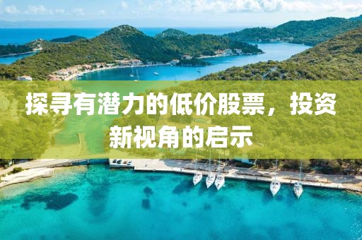 探寻有潜力的低价股票，投资新视角的启示