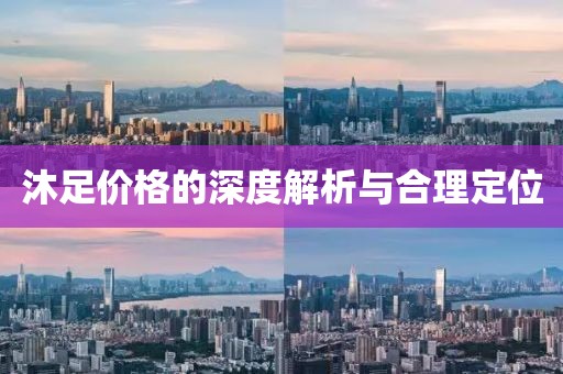 沐足价格的深度解析与合理定位