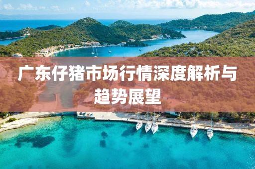 广东仔猪市场行情深度解析与趋势展望