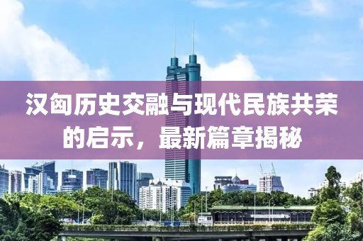 汉匈历史交融与现代民族共荣的启示，最新篇章揭秘