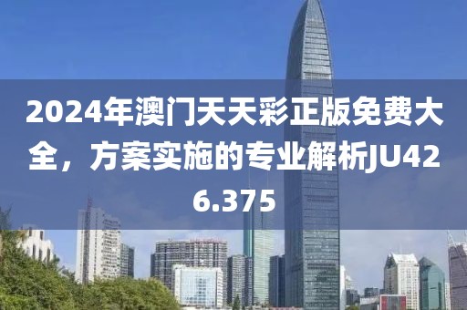 2024年澳门天天彩正版免费大全，方案实施的专业解析JU426.375
