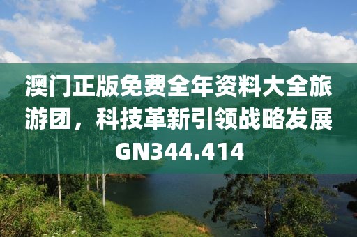 澳门正版免费全年资料大全旅游团，科技革新引领战略发展GN344.414