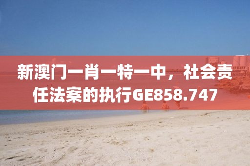 新澳门一肖一特一中，社会责任法案的执行GE858.747