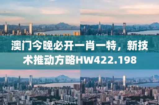 澳门今晚必开一肖一特，新技术推动方略HW422.198