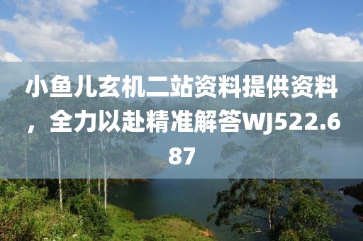 小鱼儿玄机二站资料提供资料，全力以赴精准解答WJ522.687