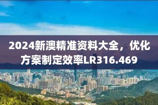 2024新澳精准资料大全，优化方案制定效率LR316.469